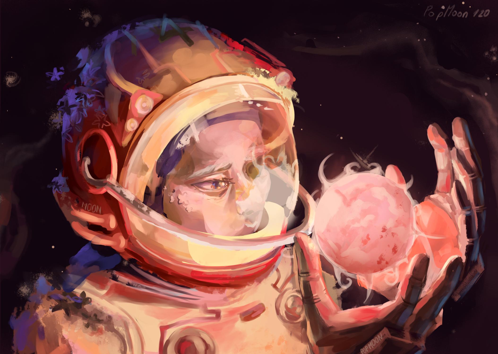 Entre estrellas y trazos: el universo artístico de POPMOON 120